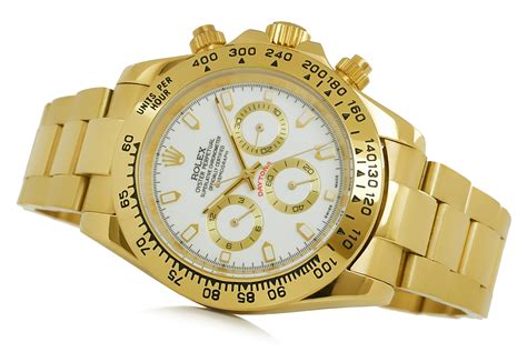 rolex daytona gold weisses zifferblatt|Rolex daytona gold.